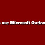 How to use Microsoft Outlook 2016