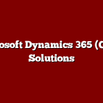 Microsoft Dynamics 365 (CRM) Solutions