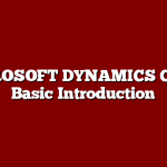 MICROSOFT DYNAMICS CRM - Basic Introduction