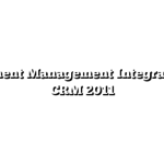 Document Management Integration in CRM 2011