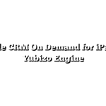 Oracle CRM On Demand for iPad by Yubizo Engine