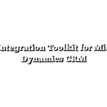 SSIS Integration Toolkit for Microsoft Dynamics CRM