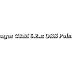 Sugar CRM 6.2.x OSS Polski